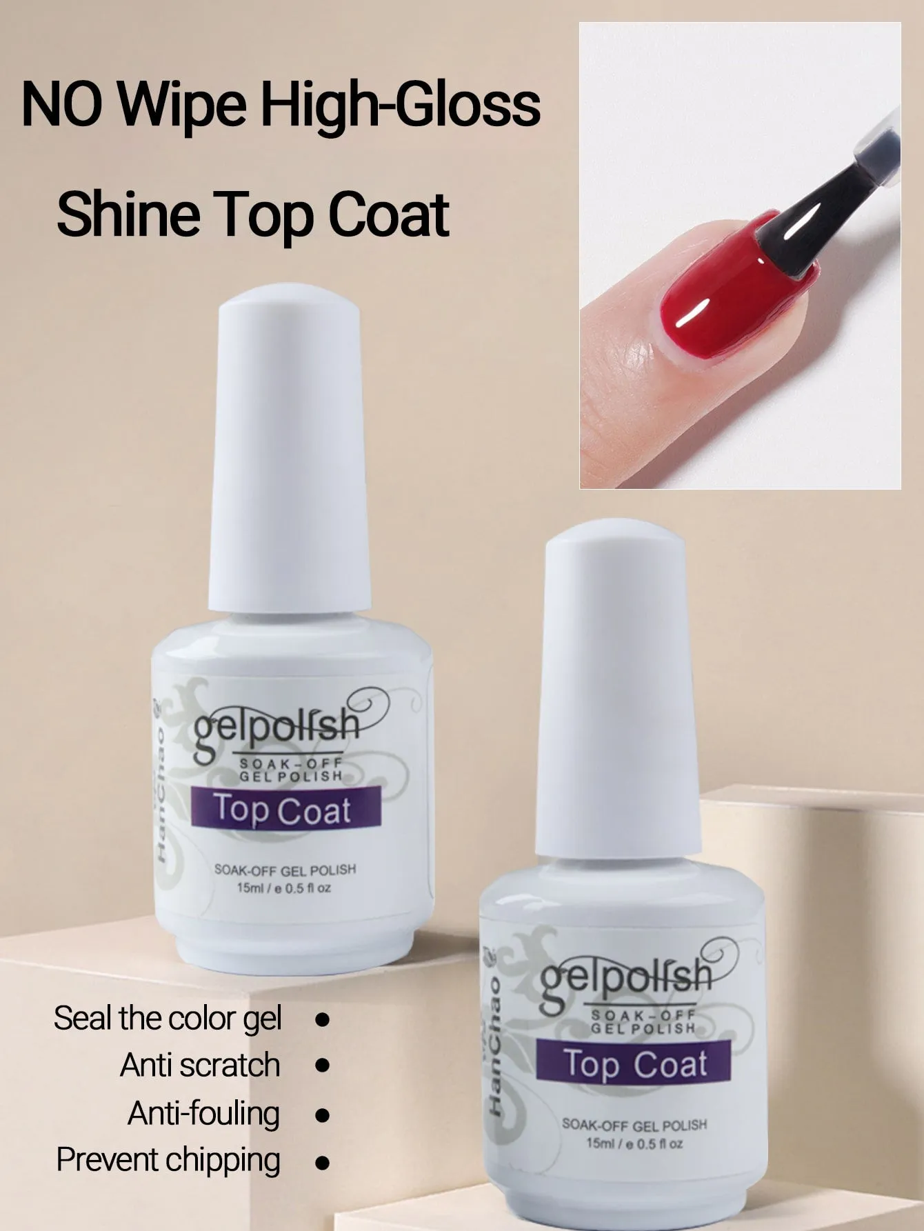 15ml Gel Nail Polish - Soak Off LED/UV