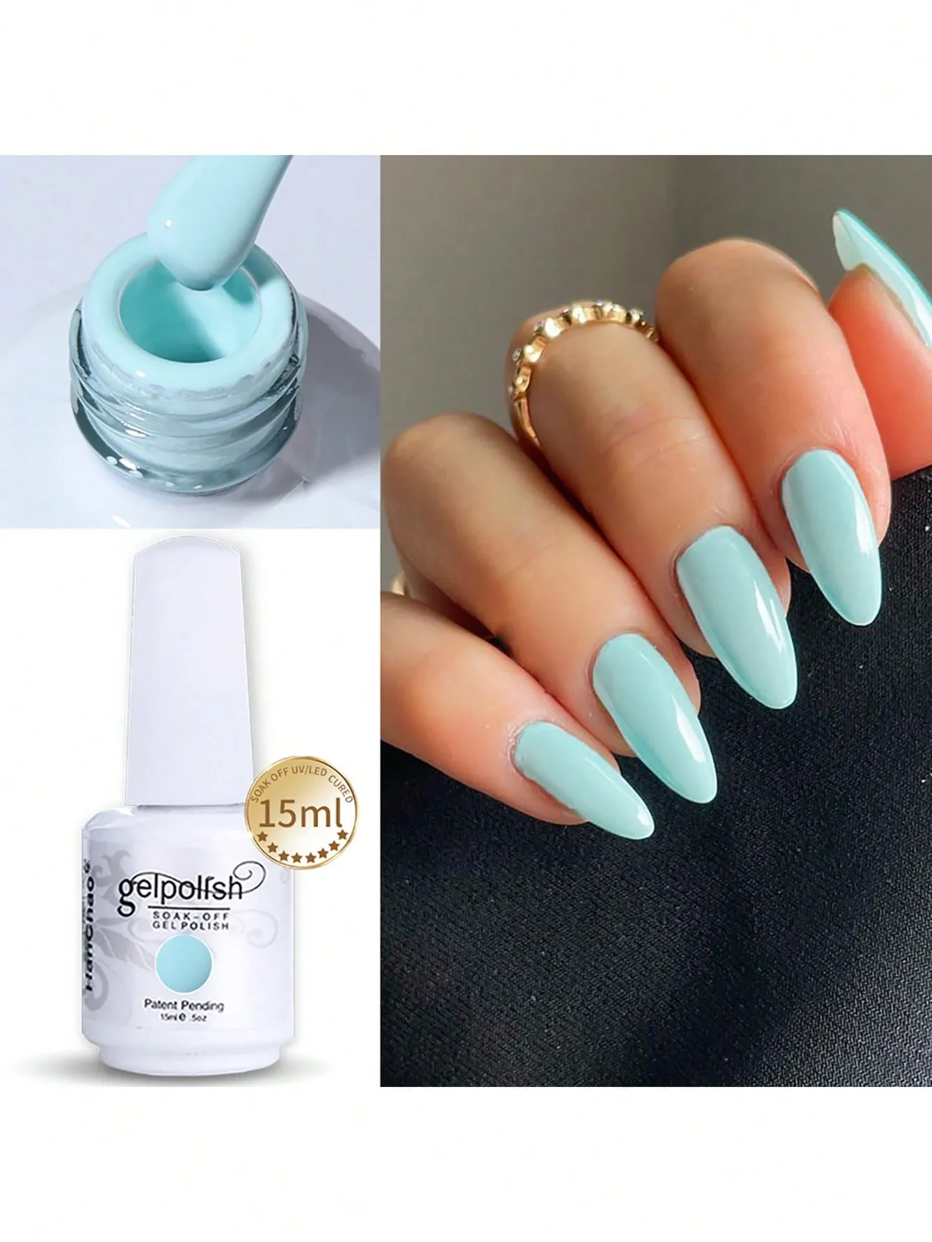 15ml Gel Nail Polish - Soak Off LED/UV
