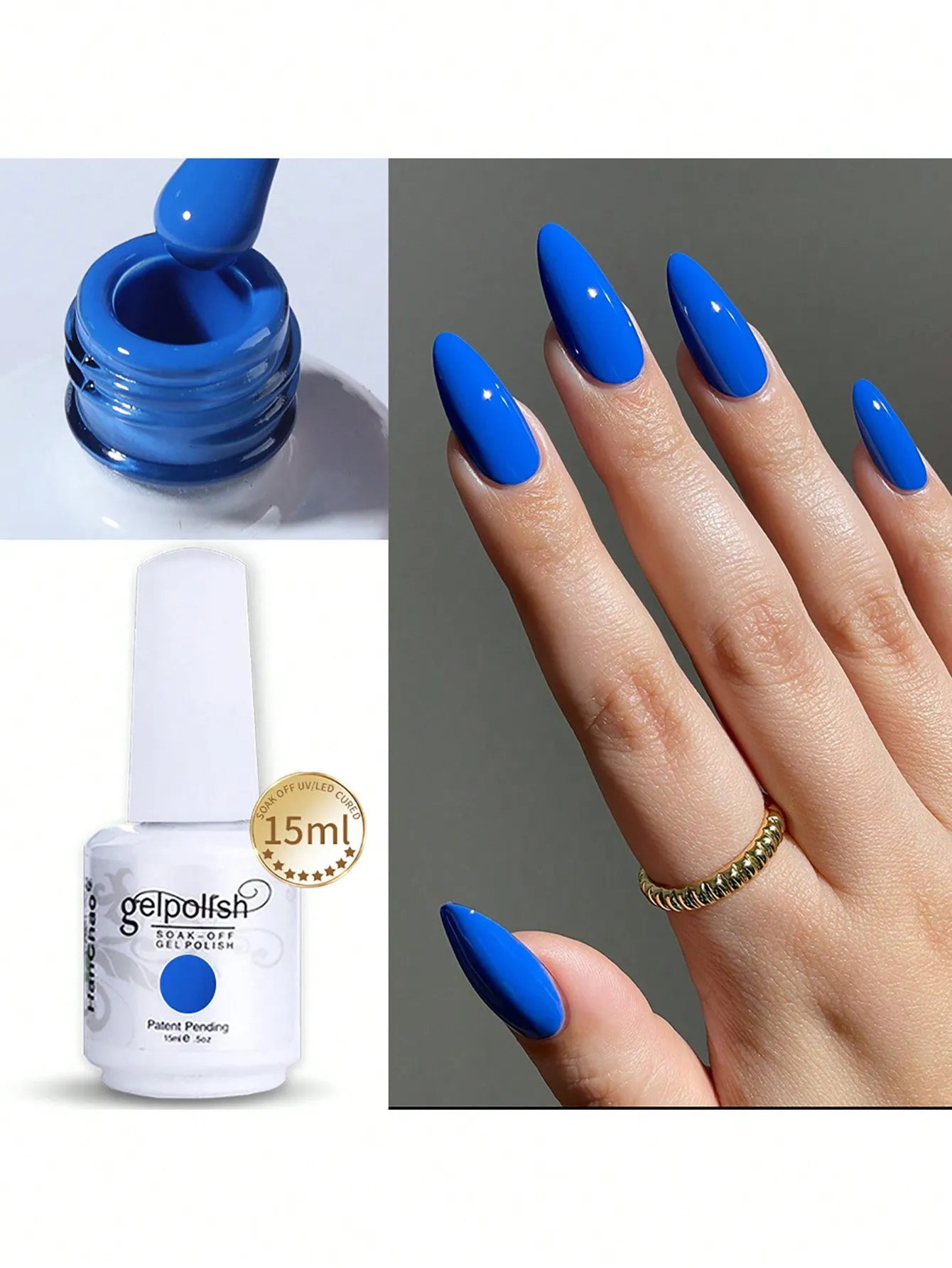 15ml Gel Nail Polish - Soak Off LED/UV