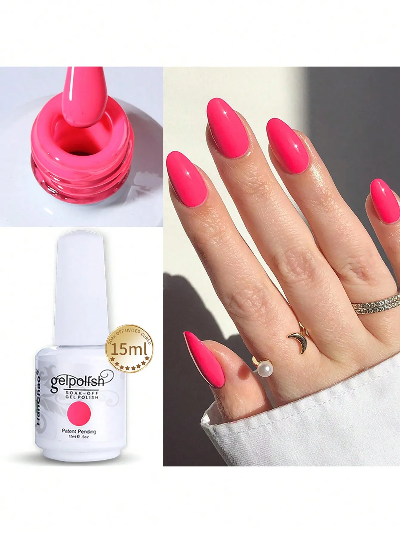 15ml Gel Nail Polish - Soak Off LED/UV