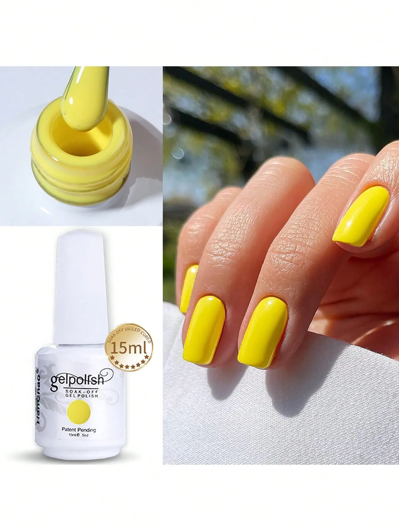 15ml Gel Nail Polish - Soak Off LED/UV