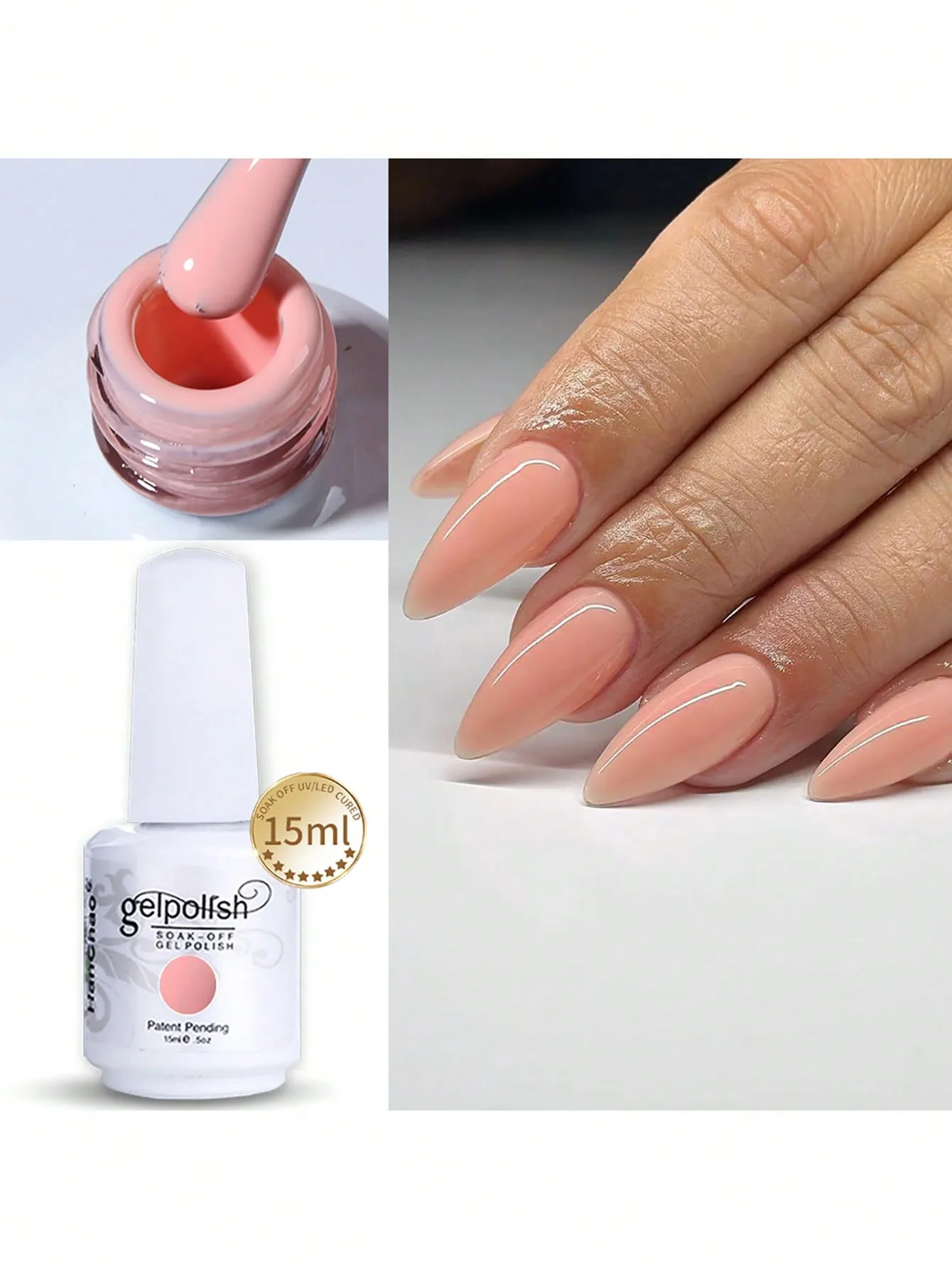 15ml Gel Nail Polish - Soak Off LED/UV