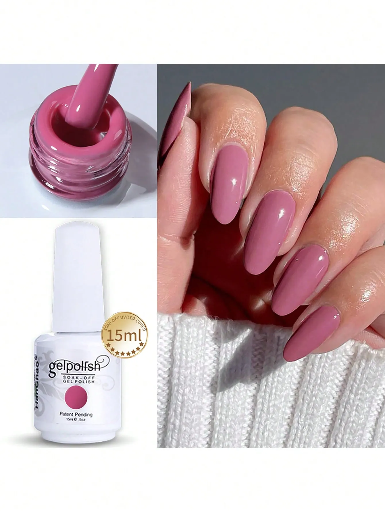 15ml Gel Nail Polish - Soak Off LED/UV
