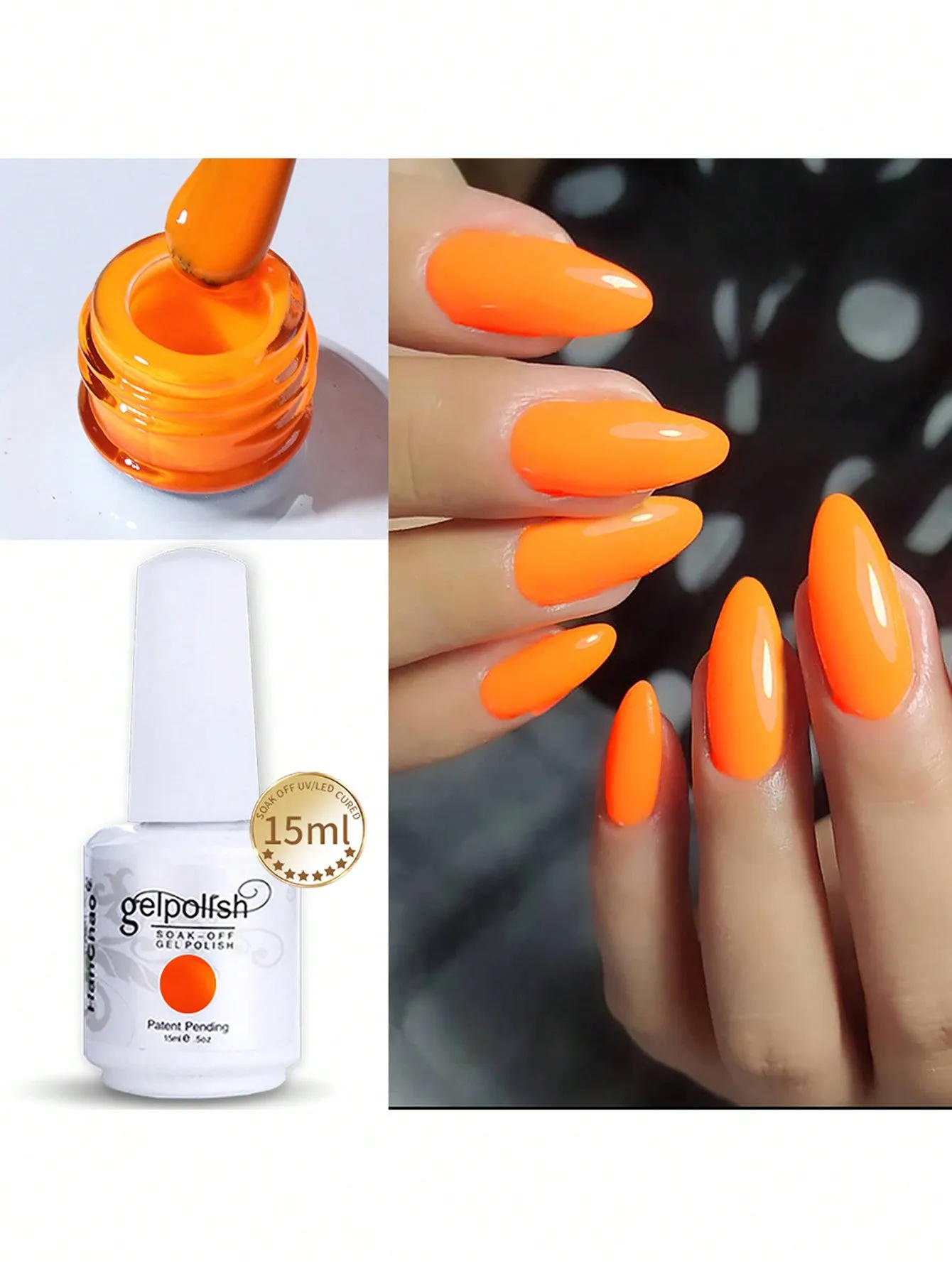 15ml Gel Nail Polish - Soak Off LED/UV