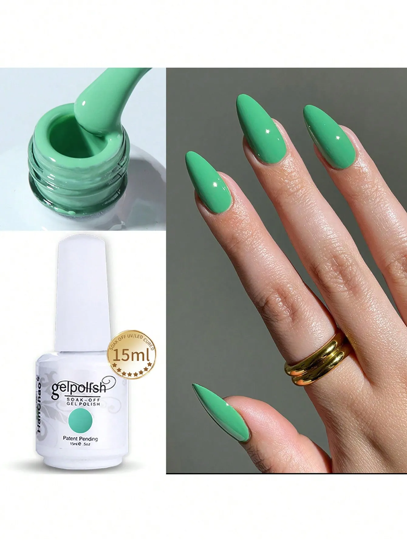 15ml Gel Nail Polish - Soak Off LED/UV