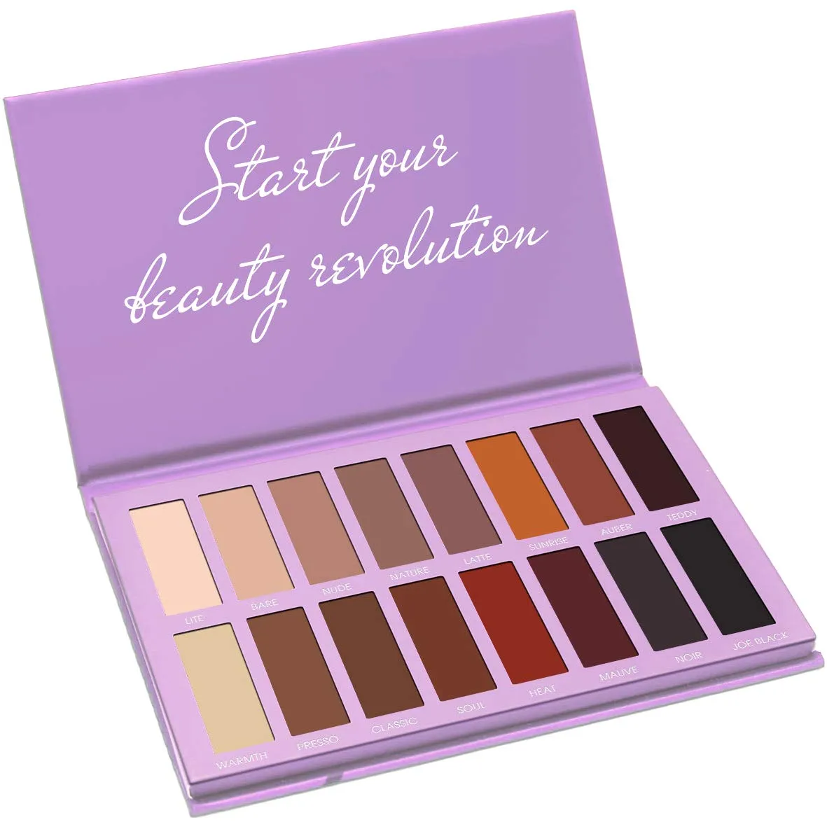 Best Pro Eyeshadow Palette Matte - 16 Highly Pigmented Makeup Eye Shadow Colors - Professional Vegan Nudes Warm Natural Bronze Neutral Smoky Shades Nude Matte