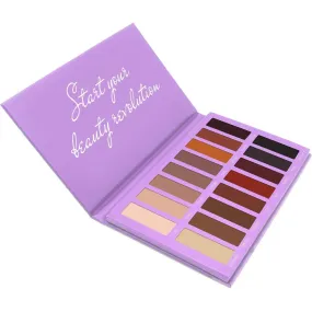 Best Pro Eyeshadow Palette Matte - 16 Highly Pigmented Makeup Eye Shadow Colors - Professional Vegan Nudes Warm Natural Bronze Neutral Smoky Shades Nude Matte