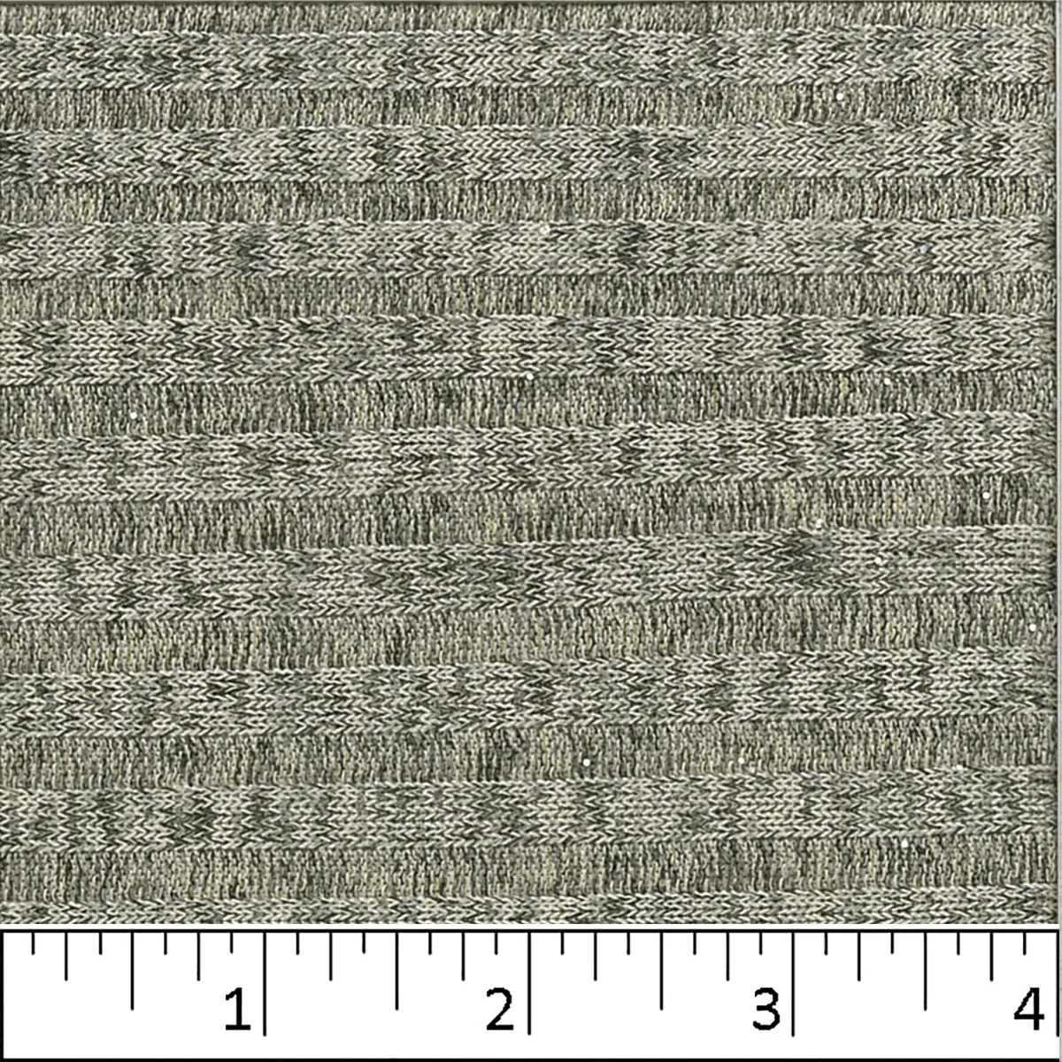 Daisy Glitter Rib Knit Fabric FA1449
