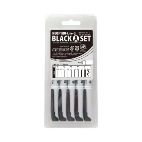 Derita Neopiko Line 3 Black Set A 5 Piece