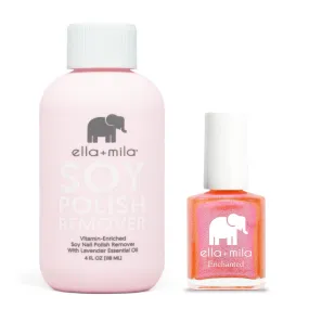 ella mila - Soy Polish Remover & Aurora Lights - .45oz