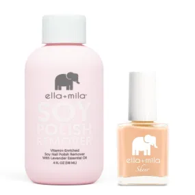 ella mila - Soy Polish Remover & Bare - .45oz