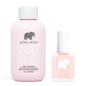 ella mila - Soy Polish Remover & Barefoot - .45oz
