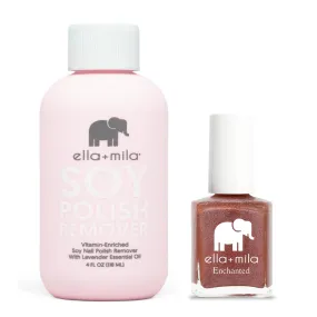ella mila - Soy Polish Remover & Oasis - .45oz