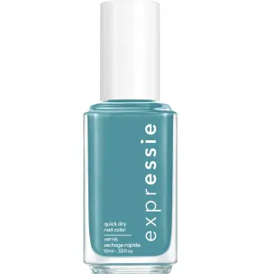 Essie expressie, Quick-Dry Nail Polish, 8-Free Vegan, Midtone Teal, Up Up & Away Message, 0.33 fl oz