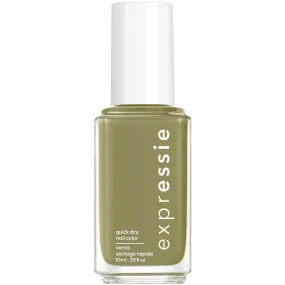 Essie expressie, Quick-Dry Nail Polish, 8-Free Vegan, Olive Green, Precious Cargo-go, 0.33 fl oz