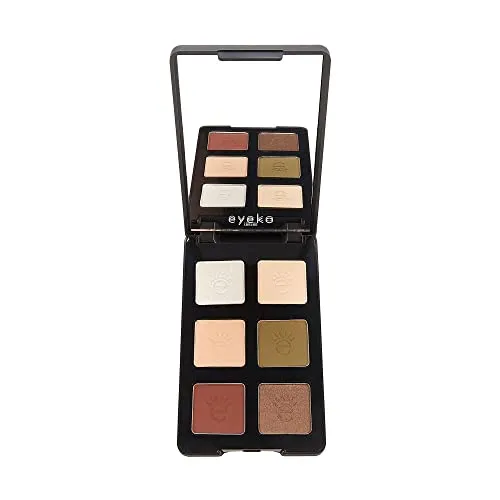 Eyeko Limitless Eyeshadow Palette 1 - High Pigment - 6 Shades - Blendable Light Nude Shades and Soft Shimmers - Vegan
