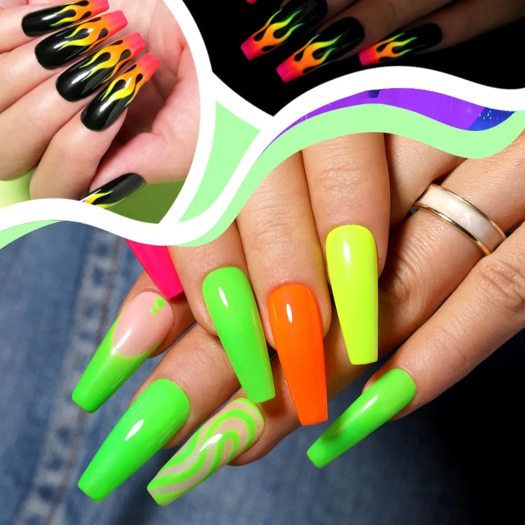 Fluorescent Glow-In-Dark - Gel Polish 6 Colour Set