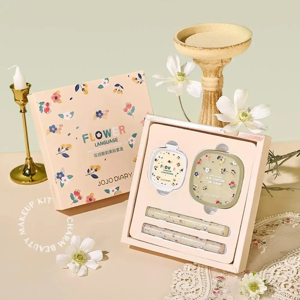 FLYTONN-Mother's Day gift Makeup Sets Lip Gloss Angel Glitter Eyeshadow Palette Set Make Up Lipstick Kit Box Highlight Glitter Powder Blush Cosmetics Set