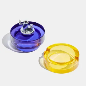 Glass Tabletop Lighter in Berry Citrus