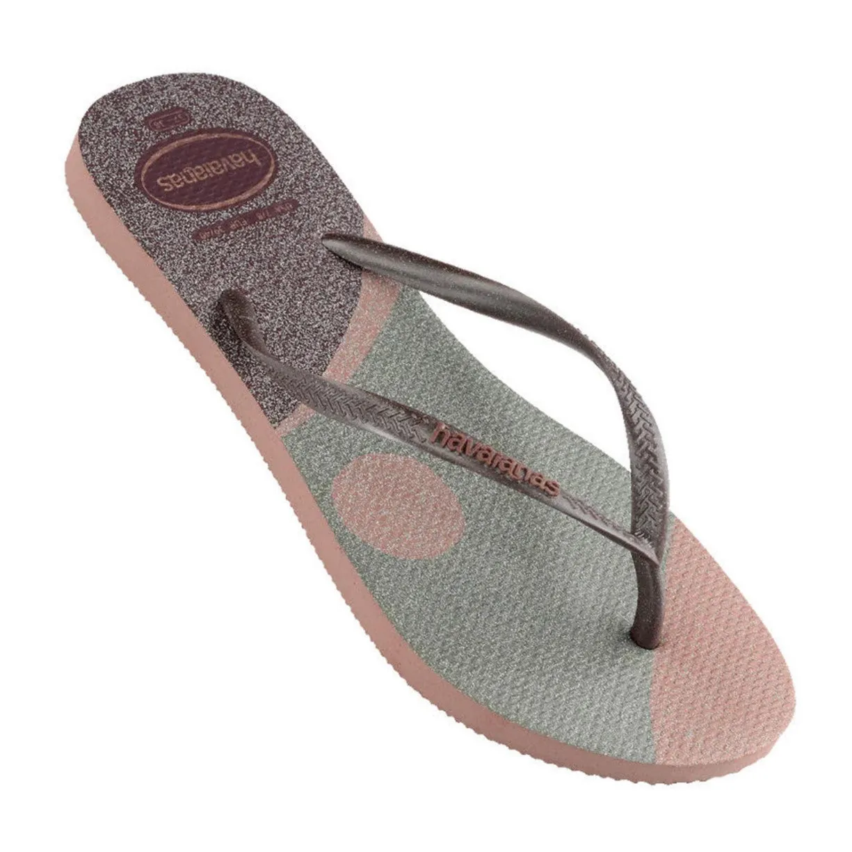 Havaianas Womens Slim Palette Glow Crocus Rose
