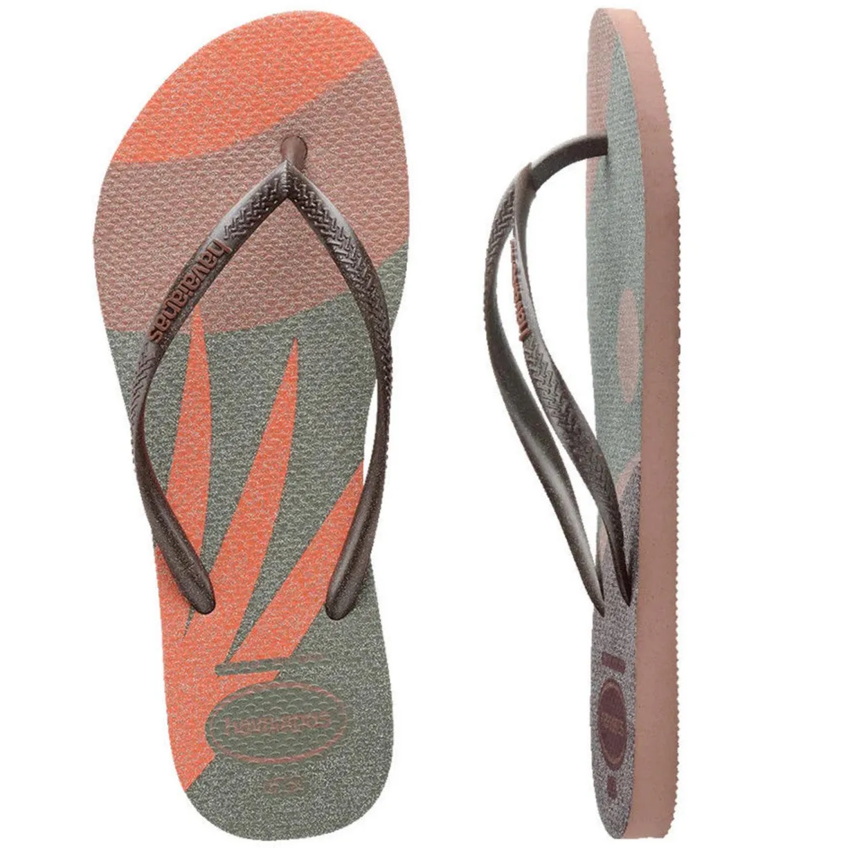 Havaianas Womens Slim Palette Glow Crocus Rose