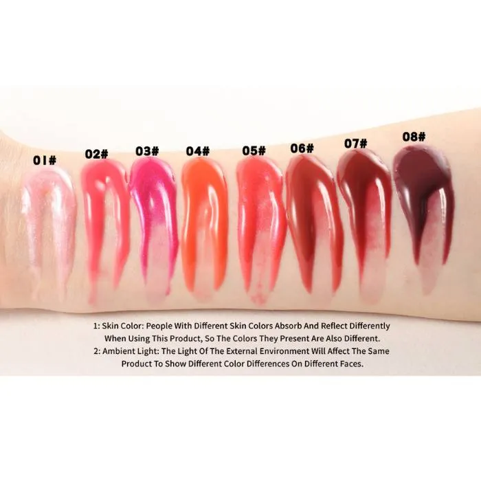 High-Shine Fuller Lip Color Gloss Vitamin E Lip Plumper