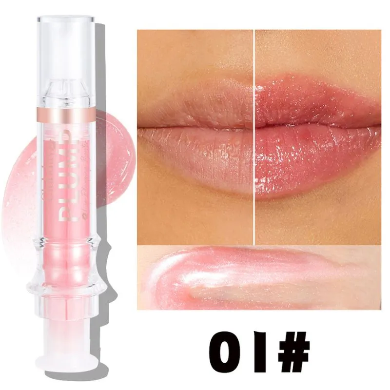 High-Shine Fuller Lip Color Gloss Vitamin E Lip Plumper