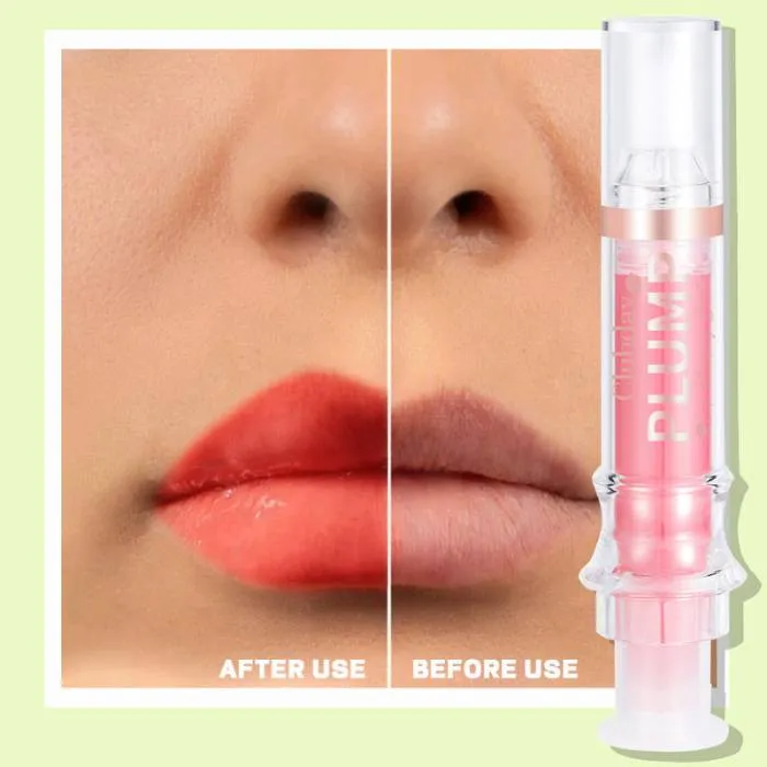 High-Shine Fuller Lip Color Gloss Vitamin E Lip Plumper