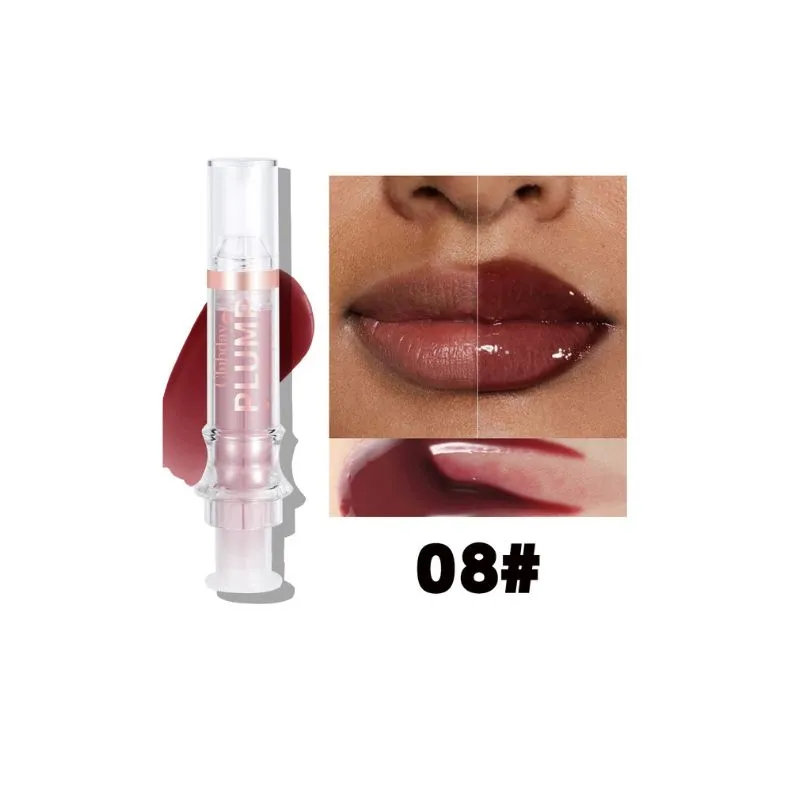 High-Shine Fuller Lip Color Gloss Vitamin E Lip Plumper
