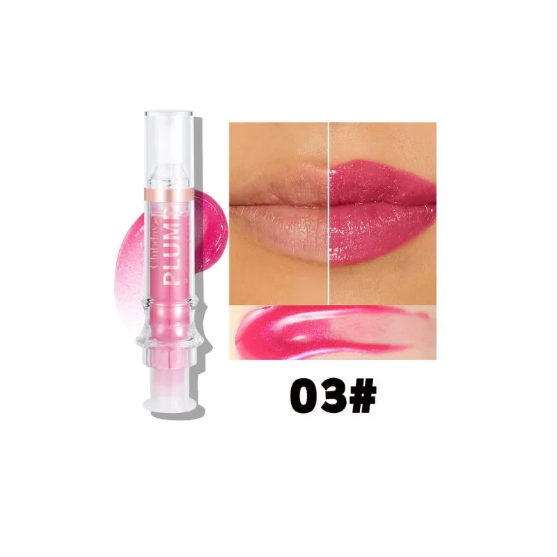 High-Shine Fuller Lip Color Gloss Vitamin E Lip Plumper