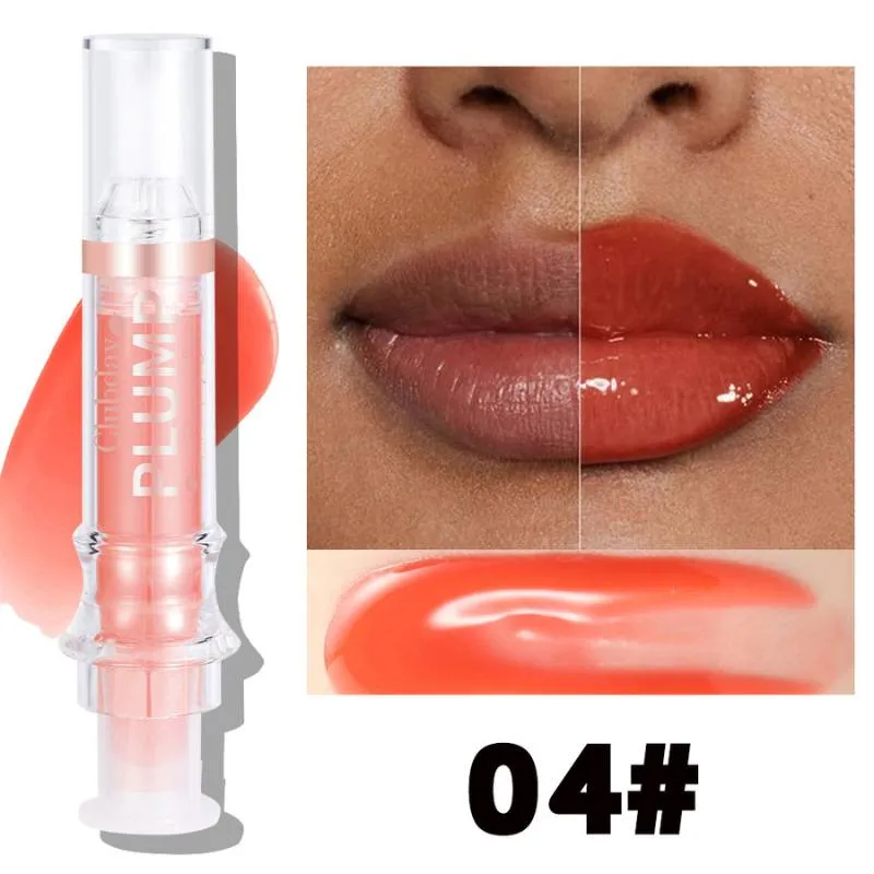 High-Shine Fuller Lip Color Gloss Vitamin E Lip Plumper