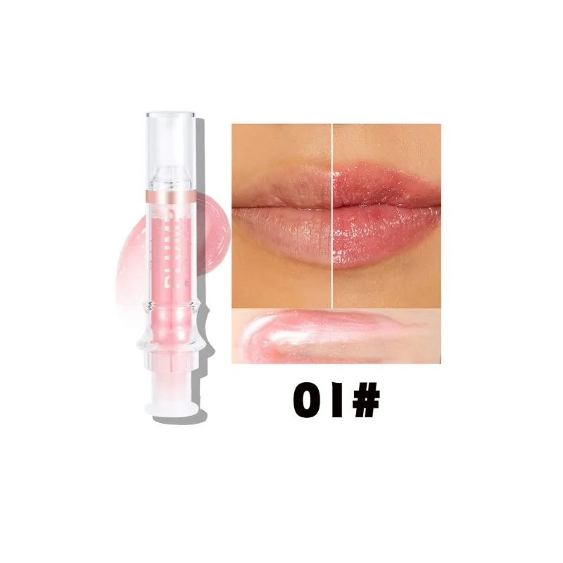 High-Shine Fuller Lip Color Gloss Vitamin E Lip Plumper