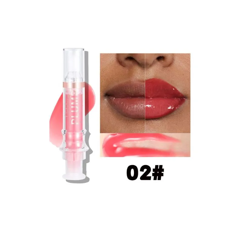 High-Shine Fuller Lip Color Gloss Vitamin E Lip Plumper