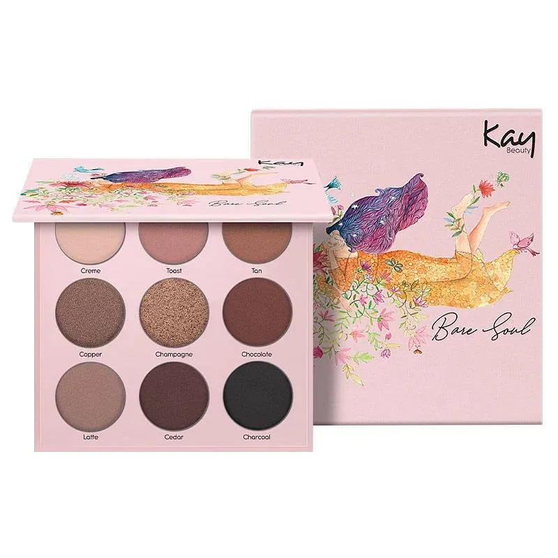 Kay Beauty Bare Soul Eye Kanvas Eye Shadow Palette 10gm