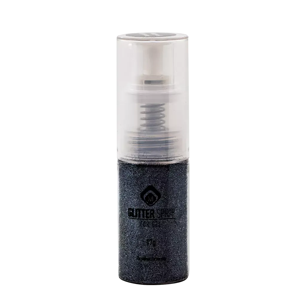 Magnetic Glitter Spray Steel Black 17g