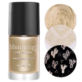 Maniology Stamping Polish | Gold Rush B333