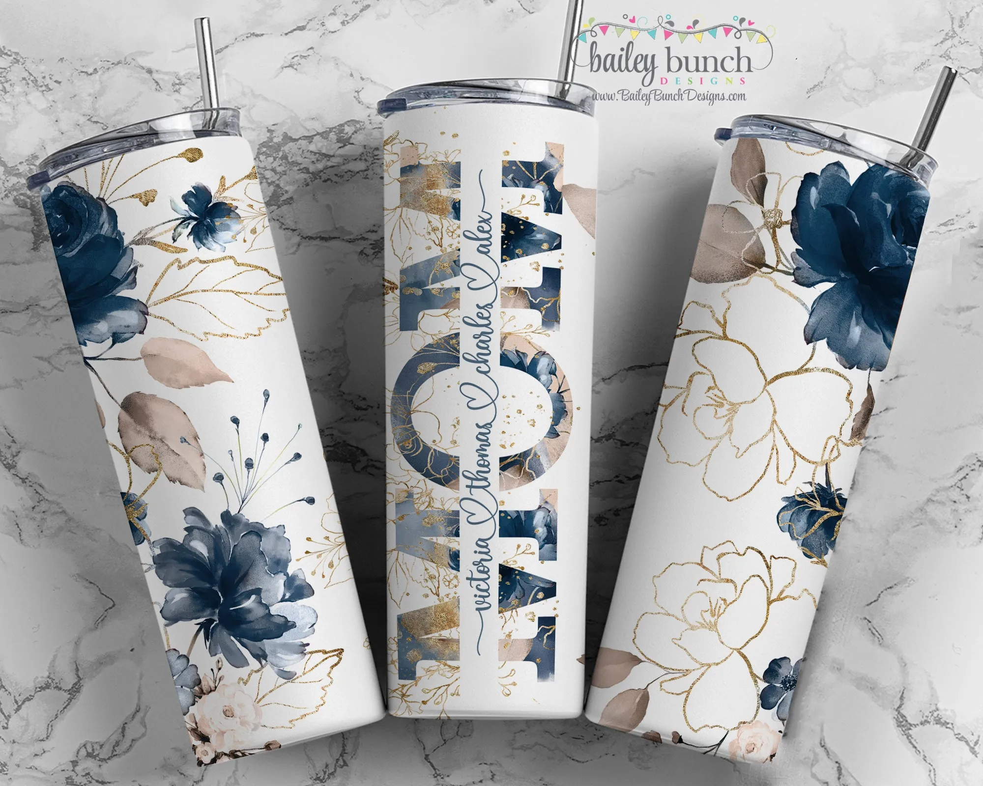MOM Mother's Day Shimmer Glitter Tumbler TUMBMOM0520