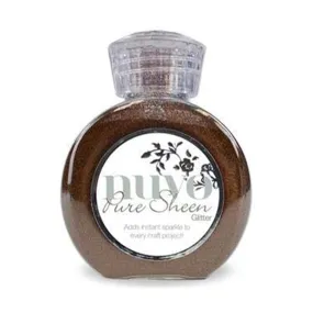 Nuvo Pure Sheen Glitter 3.38oz - Chestnut Brown*