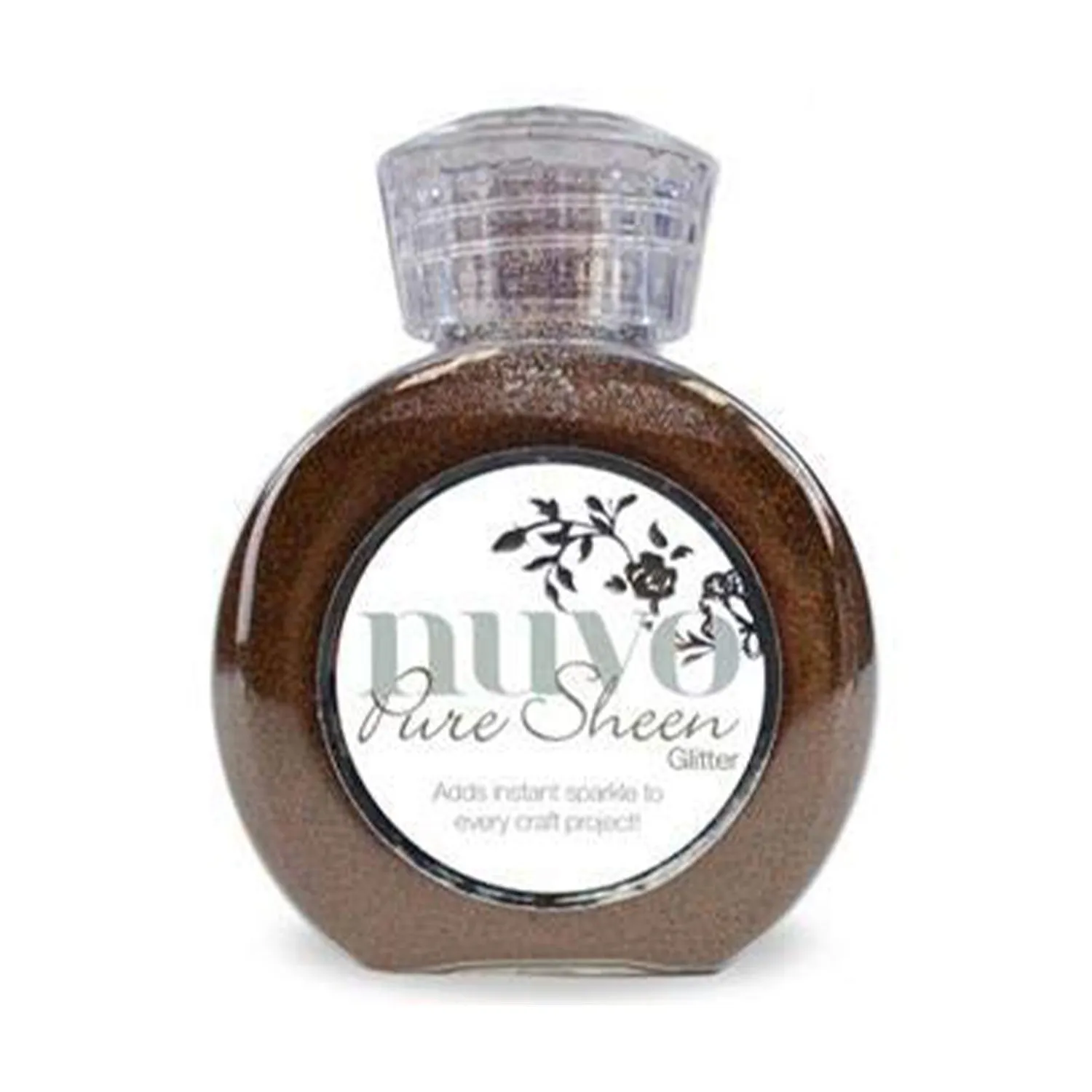 Nuvo Pure Sheen Glitter 3.38oz - Chestnut Brown*