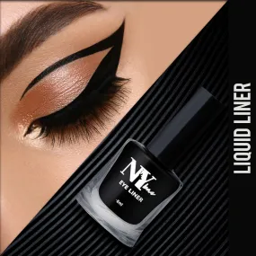 NY Bae Skeyeliner - Black Matte (6 ml) | Liquid Eyeliner | Intense Pigmentation | Long Lasting | One Stroke Application