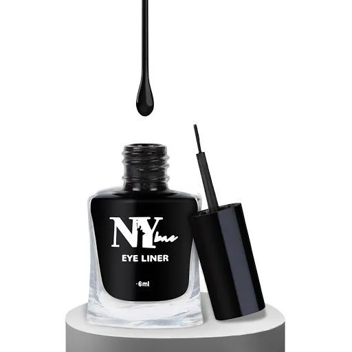 NY Bae Skeyeliner - Black Matte (6 ml) | Liquid Eyeliner | Intense Pigmentation | Long Lasting | One Stroke Application