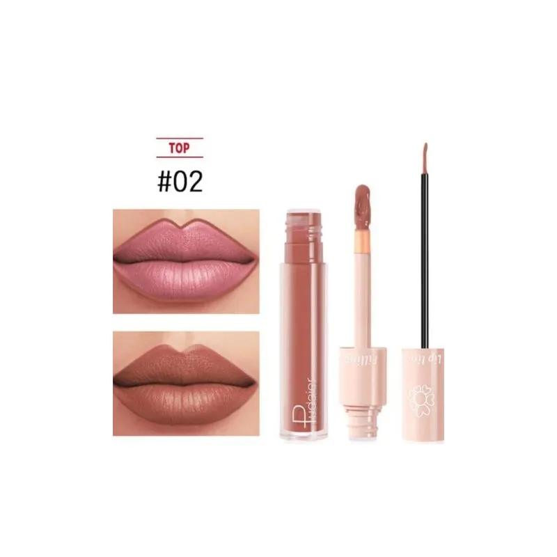 Pudaier - Two-in-One Lipliner Lip Gloss Assorted Shades