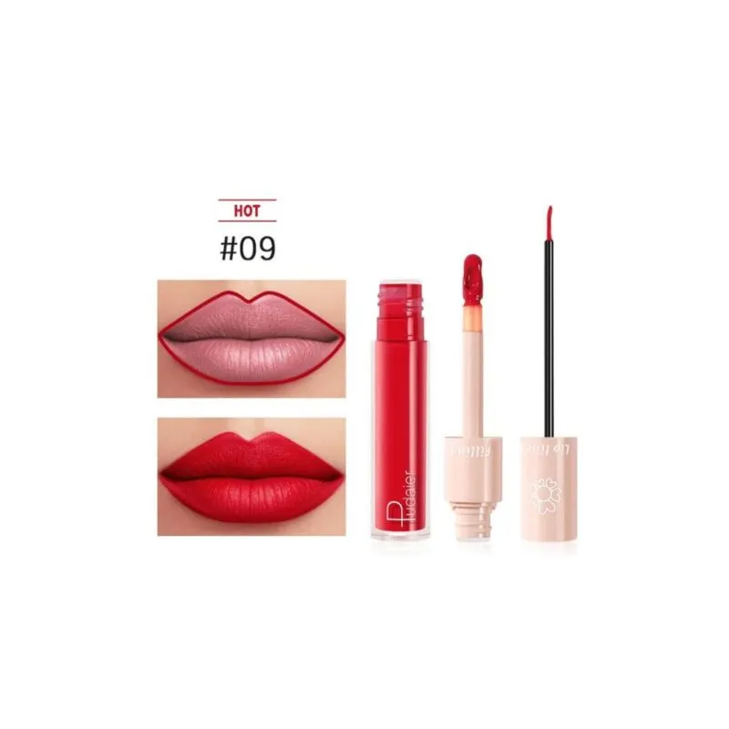 Pudaier - Two-in-One Lipliner Lip Gloss Assorted Shades