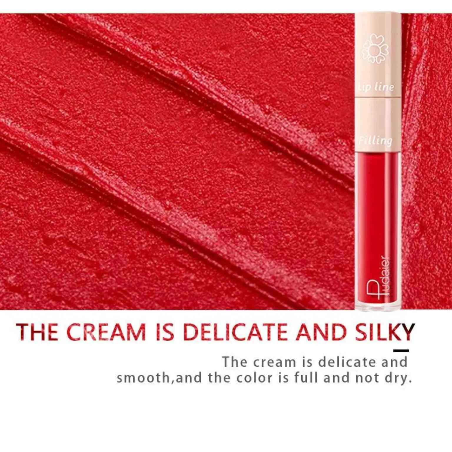 Pudaier - Two-in-One Lipliner Lip Gloss Assorted Shades