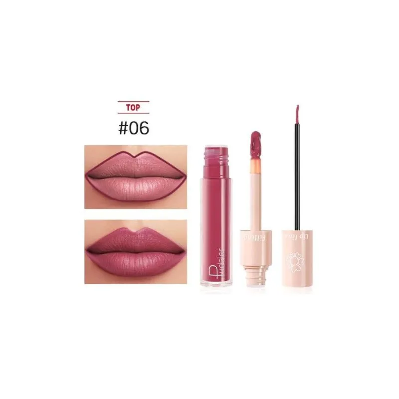 Pudaier - Two-in-One Lipliner Lip Gloss Assorted Shades