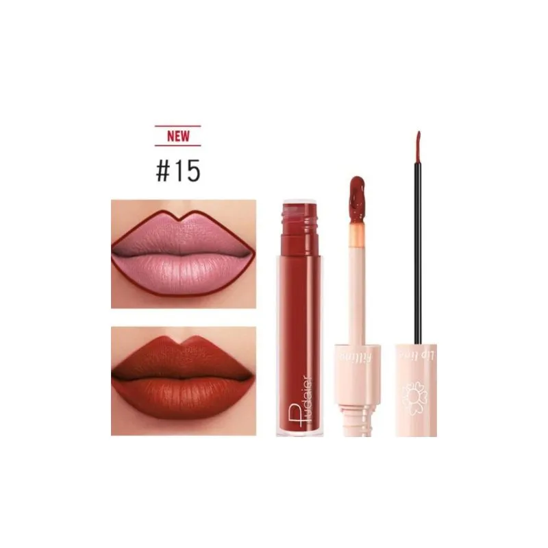 Pudaier - Two-in-One Lipliner Lip Gloss Assorted Shades