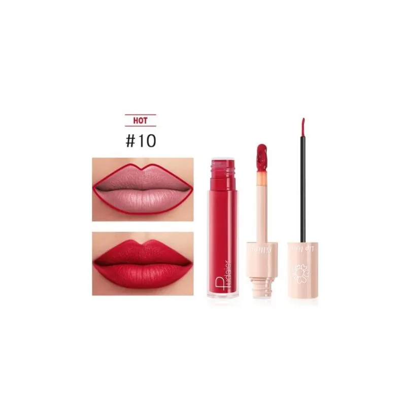Pudaier - Two-in-One Lipliner Lip Gloss Assorted Shades