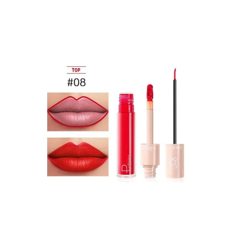 Pudaier - Two-in-One Lipliner Lip Gloss Assorted Shades