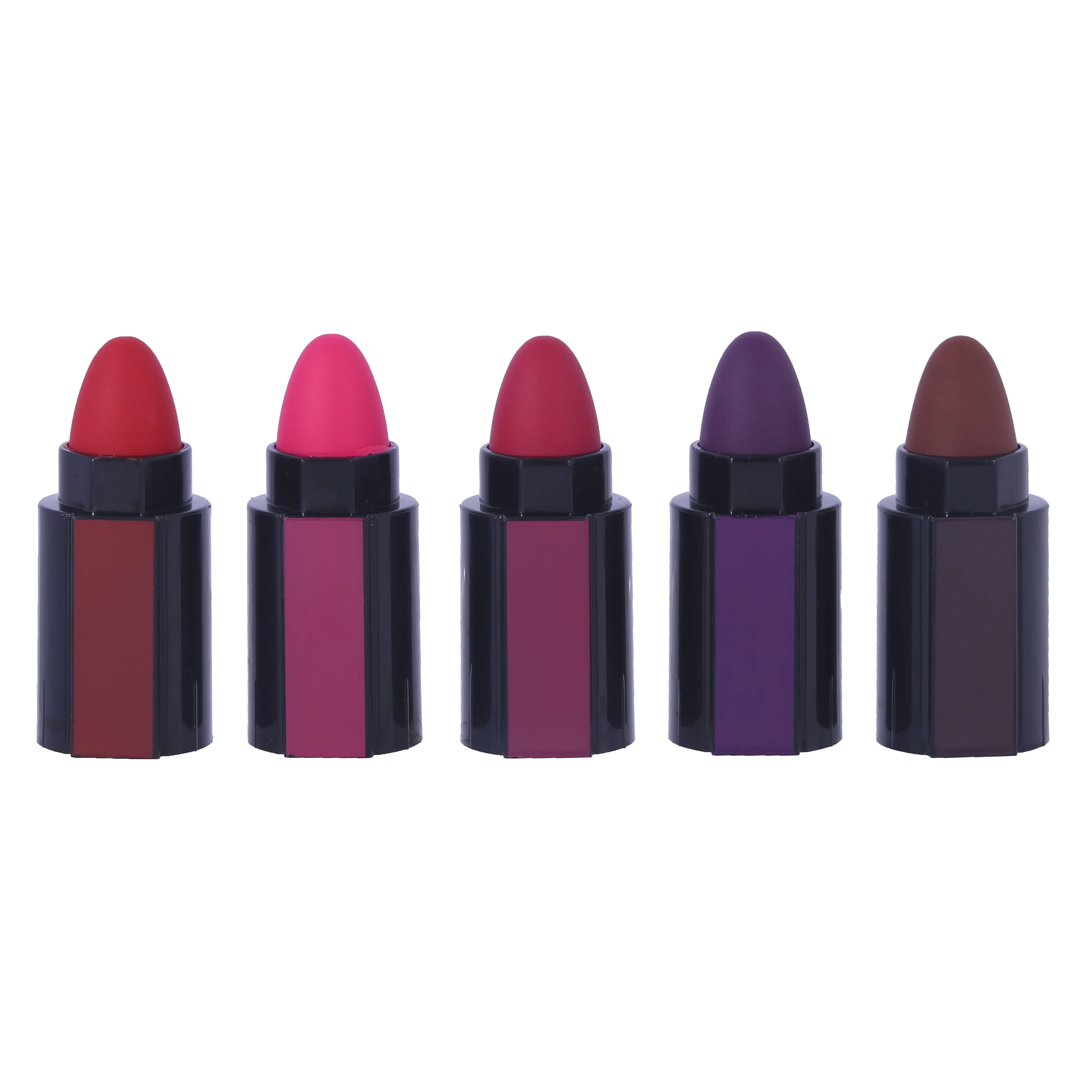 (Red Tones)  5-in-1 Lipstick Stack