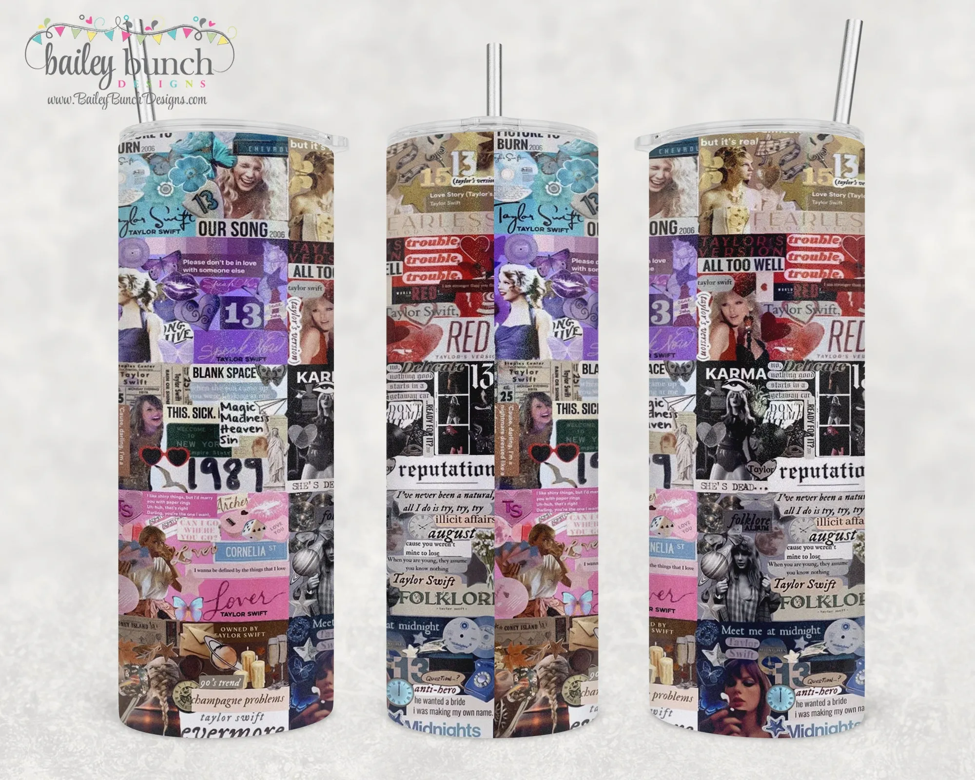 Taylor Swift Eras tour Shimmer Glitter Tumbler TUMBERAS0520